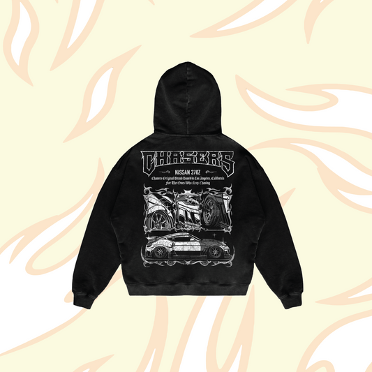 NISSAN 370Z CHASERS HOODIE [BLACK]