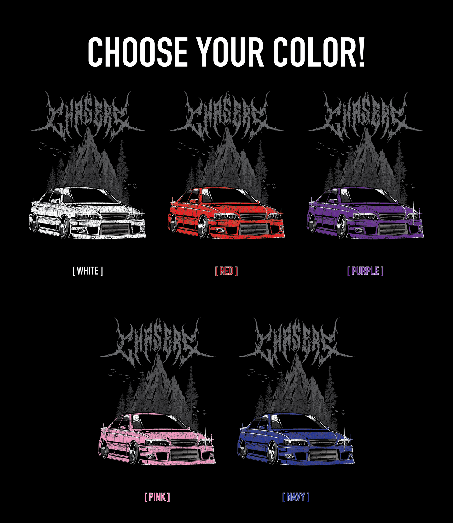 TOYOTA CHASER SHIRT [BLACK]