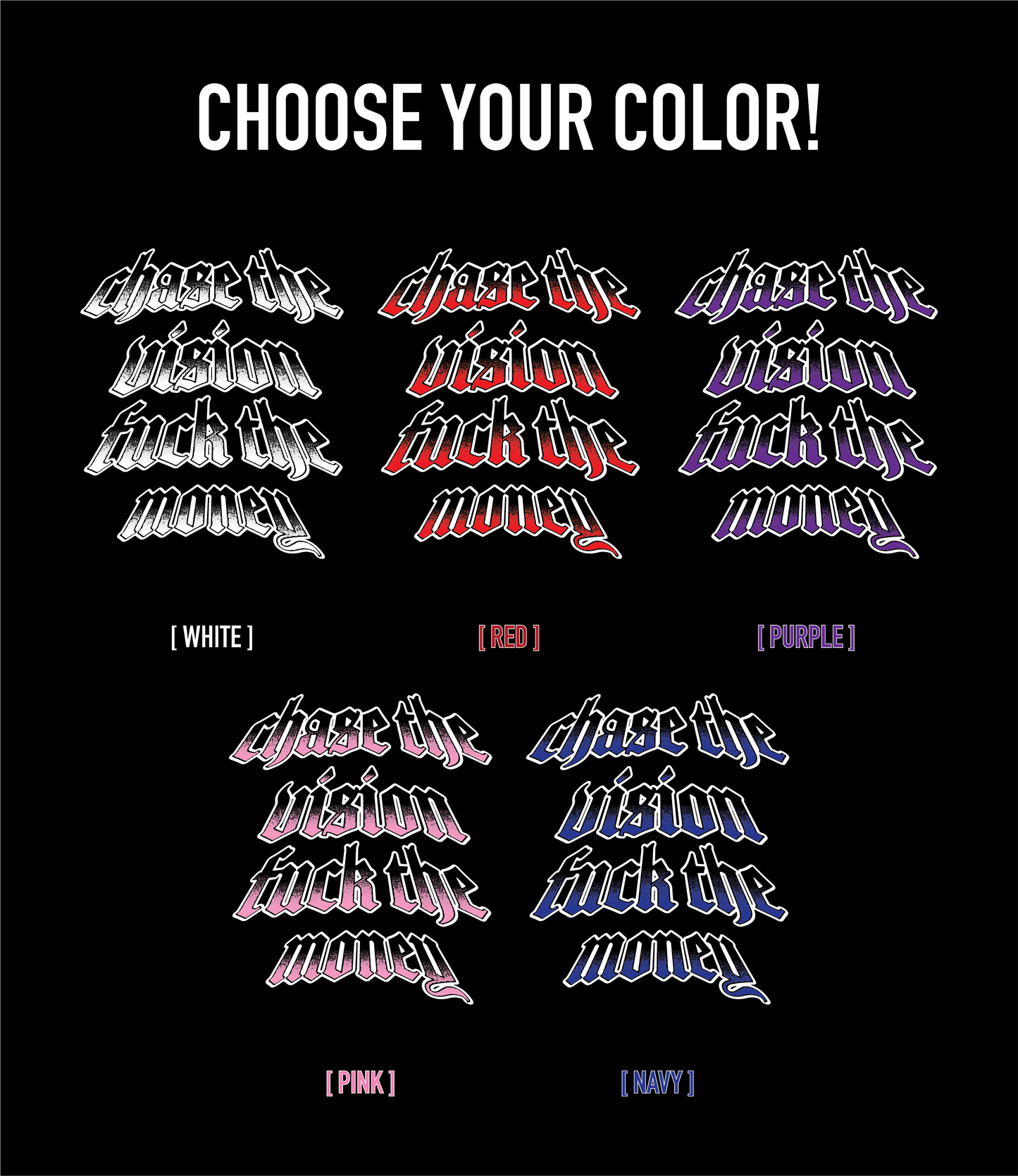 CHASE THE VISION V2 HOODIE [BLACK]