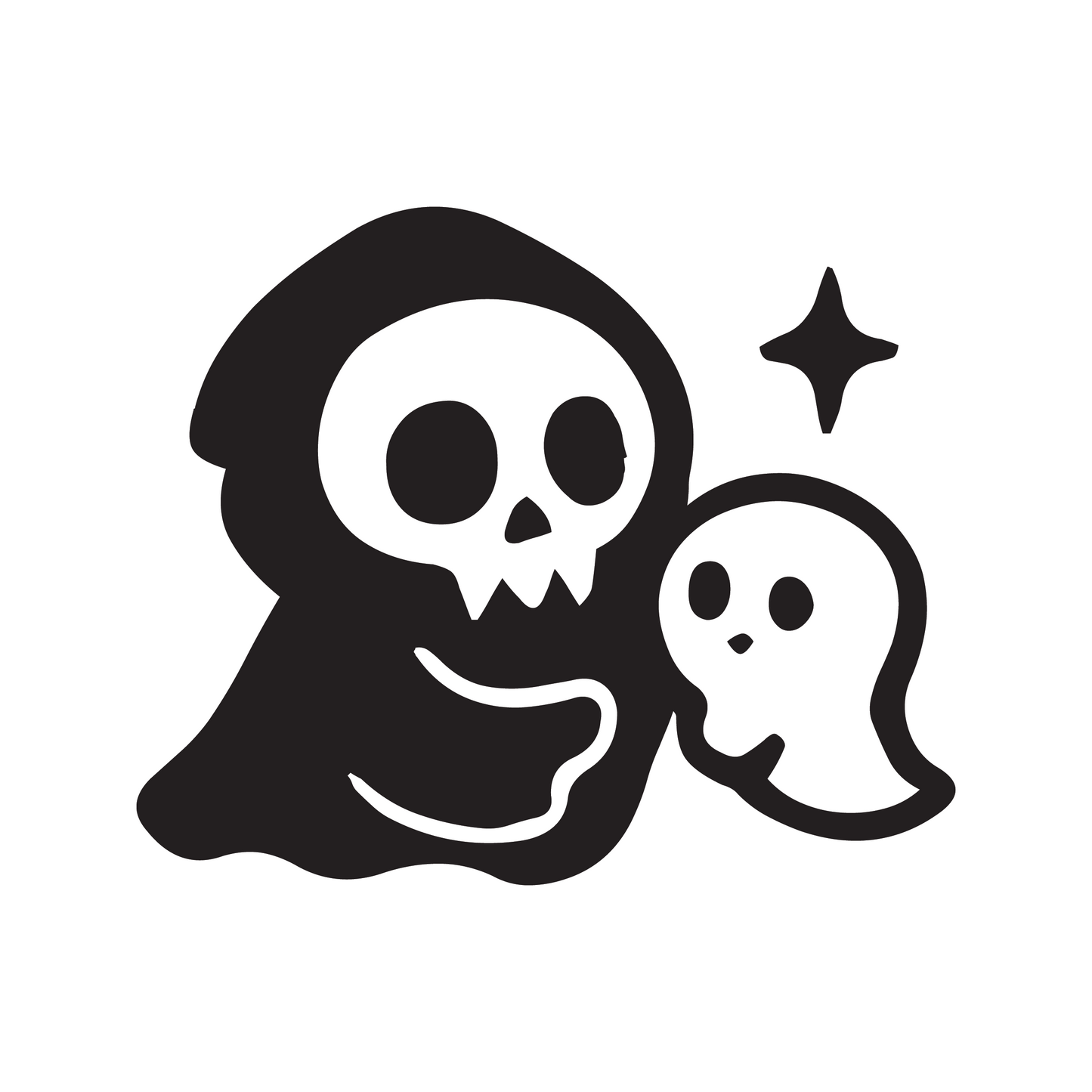 REAPER AND GHOST STICKER