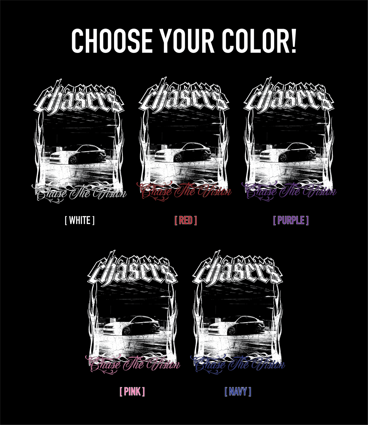 VOLKSWAGEN JETTA CHASERS HOODIE [BLACK]