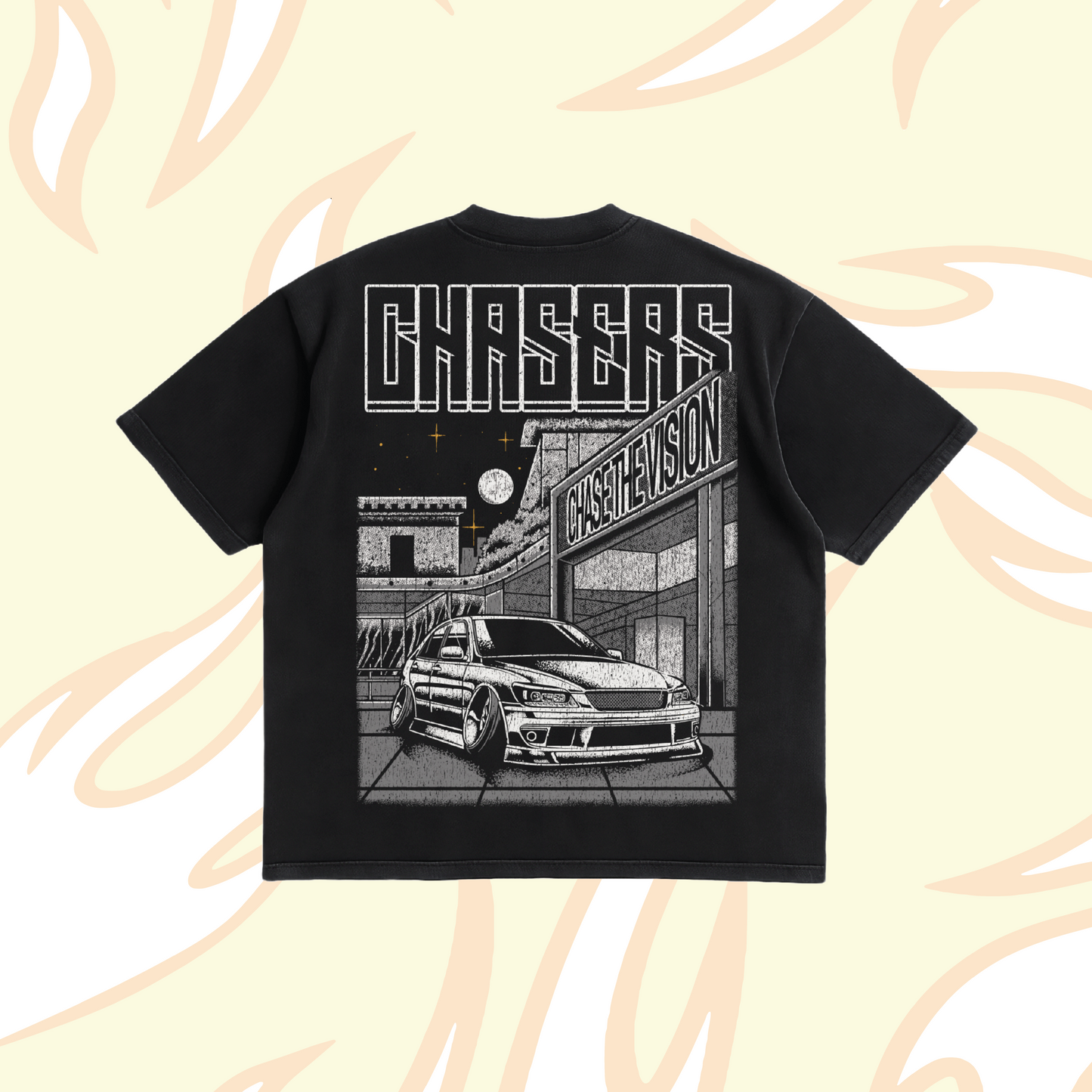 LEXUS IS300 CHASERS SHIRT [BLACK]