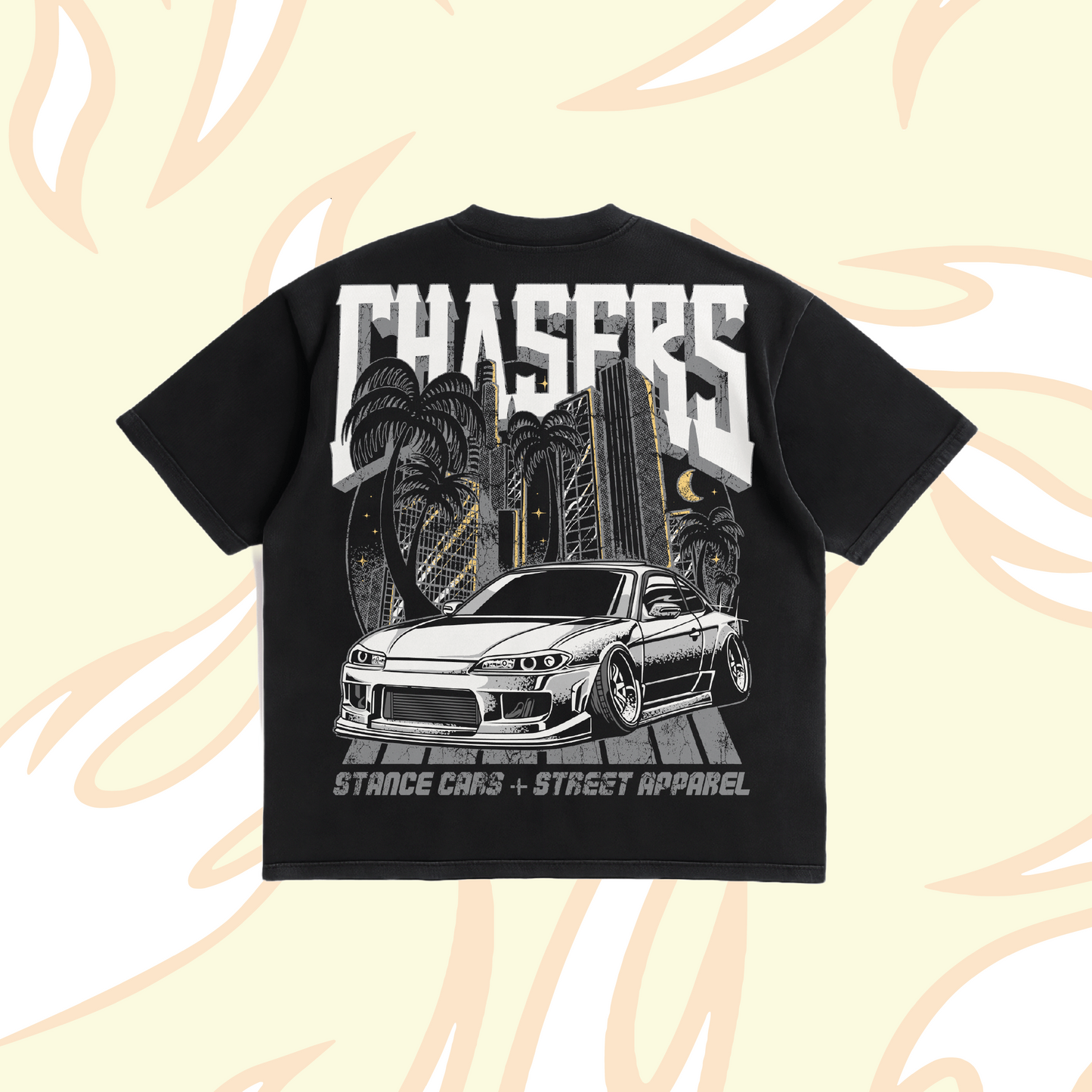 NISSAN S15 CHASERS SHIRT [BLACK]